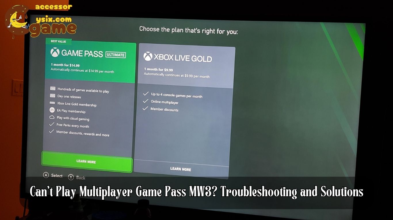 Can't Play Multiplayer Game Pass MW3? Troubleshooting and Solutions